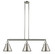 Appalachian - 3 Light - 40 inch - Polished Nickel - Stem Hung - Adjustable Island Light (3442|213-PN-M13-PN)