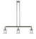 Canton - 3 Light - 39 inch - Brushed Satin Nickel - Stem Hung - Adjustable Island Light (3442|213-SN-G184S-LED)