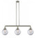 Beacon - 3 Light - 41 inch - Brushed Satin Nickel - Stem Hung - Island Light (3442|213-SN-G202-8)