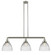 Seneca Falls - 3 Light - 39 inch - Brushed Satin Nickel - Stem Hung - Adjustable Island Light (3442|213-SN-G222-LED)