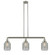 Stanton - 3 Light - 39 inch - Brushed Satin Nickel - Stem Hung - Adjustable Island Light (3442|213-SN-G262-LED)