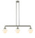 Oxford - 3 Light - 40 inch - Brushed Satin Nickel - Stem Hung - Adjustable Island Light (3442|213-SN-G531)