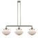 Oxford - 3 Light - 42 inch - Brushed Satin Nickel - Stem Hung - Adjustable Island Light (3442|213-SN-G541-LED)