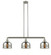 Bell - 3 Light - 41 inch - Brushed Satin Nickel - Stem Hung - Adjustable Island Light (3442|213-SN-G78)