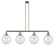 Beacon - 4 Light - 54 inch - Antique Brass - Stem Hung - Adjustable Island Light (3442|214-AB-G202-10)