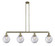 Beacon - 4 Light - 53 inch - Antique Brass - Stem Hung - Adjustable Island Light (3442|214-AB-G202-8-LED)