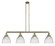 Seneca Falls - 4 Light - 51 inch - Antique Brass - Stem Hung - Adjustable Island Light (3442|214-AB-G222-LED)