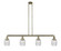 Colton - 4 Light - 50 inch - Antique Brass - Stem Hung - Adjustable Island Light (3442|214-AB-G302-LED)
