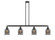 Bell Cage - 4 Light - 50 inch - Matte Black - Stem Hung - Island Light (3442|214-BK-G53-CE-LED)