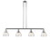 Fulton - 4 Light - 51 inch - Polished Chrome - Stem Hung - Adjustable Island Light (3442|214-PC-G172)