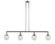 Beacon - 4 Light - 51 inch - Polished Chrome - Stem Hung - Adjustable Island Light (3442|214-PC-G202-6-LED)