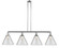 Cone - 4 Light - 56 inch - Polished Chrome - Stem Hung - Adjustable Island Light (3442|214-PC-G42-L-LED)