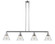 Cone - 4 Light - 52 inch - Polished Chrome - Stem Hung - Adjustable Island Light (3442|214-PC-G44-LED)