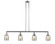 Bell - 4 Light - 50 inch - Polished Chrome - Stem Hung - Adjustable Island Light (3442|214-PC-G58)