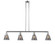 Cone - 4 Light - 51 inch - Polished Chrome - Stem Hung - Adjustable Island Light (3442|214-PC-G63-LED)