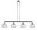 Bell - 4 Light - 53 inch - Polished Chrome - Stem Hung - Adjustable Island Light (3442|214-PC-G72-LED)