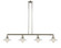 Halophane - 4 Light - 53 inch - Polished Nickel - Stem Hung - Adjustable Island Light (3442|214-PN-G1-LED)