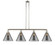 Cone - 4 Light - 56 inch - Polished Nickel - Stem Hung - Adjustable Island Light (3442|214-PN-G43-L)