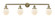 Beacon - 4 Light - 42 inch - Antique Brass - Adjustable Bath Vanity Light (3442|215-AB-G201-6-LED)