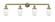 Dover - 4 Light - 43 inch - Antique Brass - Adjustable Bath Vanity Light (3442|215-AB-G314-LED)