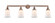 Canton - 4 Light - 42 inch - Antique Copper - Adjustable Bath Vanity Light (3442|215-AC-G181)