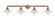 Halophane - 4 Light - 45 inch - Antique Copper - Adjustable Bath Vanity Light (3442|215-AC-G1-LED)