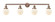 Beacon - 4 Light - 42 inch - Antique Copper - Adjustable Bath Vanity Light (3442|215-AC-G201-6)