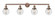 Beacon - 4 Light - 42 inch - Antique Copper - Adjustable Bath Vanity Light (3442|215-AC-G204-6-LED)