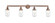 Dover - 4 Light - 43 inch - Antique Copper - Adjustable Bath Vanity Light (3442|215-AC-G312-LED)