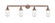 Dover - 4 Light - 43 inch - Antique Copper - Adjustable Bath Vanity Light (3442|215-AC-G314-LED)