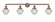 Oxford - 4 Light - 46 inch - Antique Copper - Adjustable Bath Vanity Light (3442|215-AC-G534-LED)