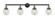 Beacon - 4 Light - 42 inch - Black Antique Brass - Adjustable Bath Vanity Light (3442|215-BAB-G202-6-LED)
