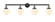 Oxford - 4 Light - 46 inch - Black Antique Brass - Adjustable Bath Vanity Light (3442|215-BAB-G531)