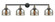 Bell - 4 Light - 45 inch - Black Antique Brass - Adjustable Bath Vanity Light (3442|215-BAB-G78)