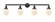 Beacon - 4 Light - 42 inch - Matte Black - Adjustable Bath Vanity Light (3442|215-BK-G201-6)