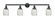 Colton - 4 Light - 42 inch - Matte Black - Adjustable Bath Vanity Light (3442|215-BK-G302-LED)