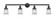 Canton - 4 Light - 42 inch - Oil Rubbed Bronze - Adjustable Bath Vanity Light (3442|215-OB-G182S)