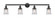 Canton - 4 Light - 42 inch - Oil Rubbed Bronze - Adjustable Bath Vanity Light (3442|215-OB-G184S)