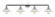 Halophane - 4 Light - 45 inch - Polished Chrome - Adjustable Bath Vanity Light (3442|215-PC-G1)