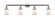 Canton - 4 Light - 42 inch - Polished Chrome - Adjustable Bath Vanity Light (3442|215-PC-G181S-LED)
