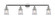 Canton - 4 Light - 42 inch - Polished Chrome - Adjustable Bath Vanity Light (3442|215-PC-G182S-LED)