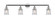 Canton - 4 Light - 42 inch - Polished Chrome - Adjustable Bath Vanity Light (3442|215-PC-G184S-LED)