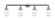 Dover - 4 Light - 43 inch - Polished Chrome - Adjustable Bath Vanity Light (3442|215-PC-G314)