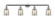 Bell - 4 Light - 43 inch - Polished Chrome - Adjustable Bath Vanity Light (3442|215-PC-G58-LED)