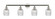 Colton - 4 Light - 42 inch - Polished Nickel - Adjustable Bath Vanity Light (3442|215-PN-G302-LED)