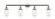 Dover - 4 Light - 43 inch - Polished Nickel - Adjustable Bath Vanity Light (3442|215-PN-G314-LED)