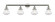Olean - 4 Light - 43 inch - Polished Nickel - Adjustable Bath Vanity Light (3442|215-PN-G322-LED)