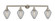 Geneseo - 4 Light - 43 inch - Brushed Satin Nickel - Adjustable Bath Vanity Light (3442|215-SN-G165-LED)