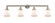 Bellmont - 4 Light - 42 inch - Brushed Satin Nickel - Adjustable Bath Vanity Light (3442|215-SN-G191-LED)