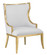 Garson Gold Muslin Chair (92|7000-0841)